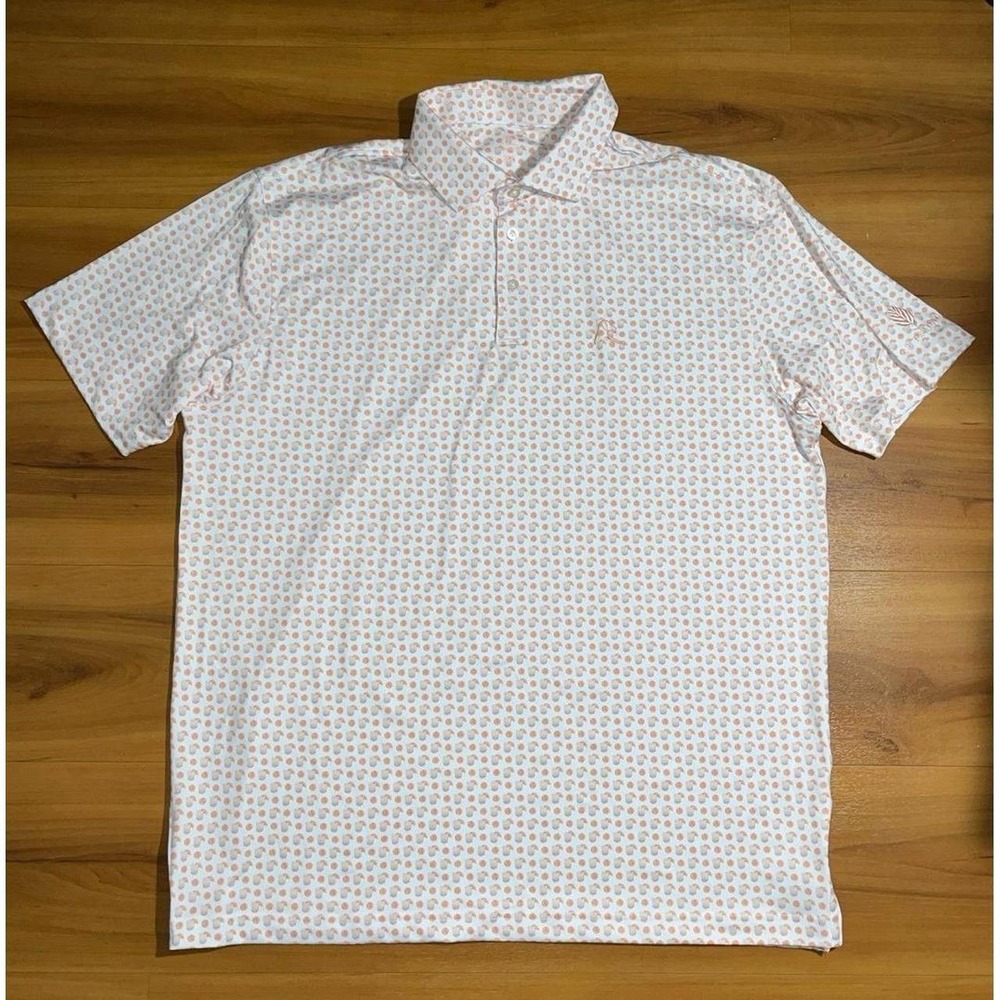 Mens Rhoback Seim Up Bar Cocktails Golf Polo Performance Shirt